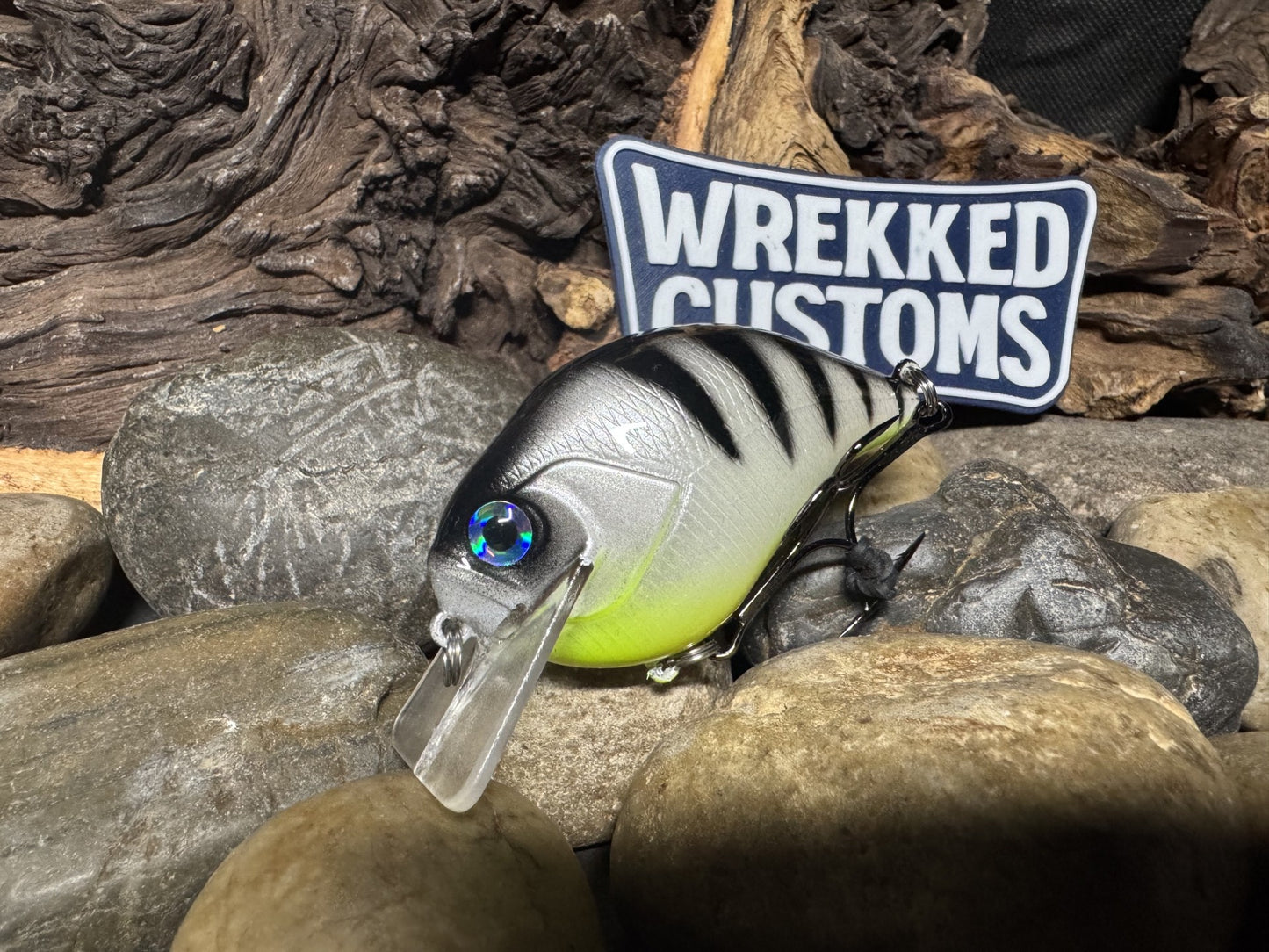 Square Bill 1.5 Scrank White Perch Yellow Belly