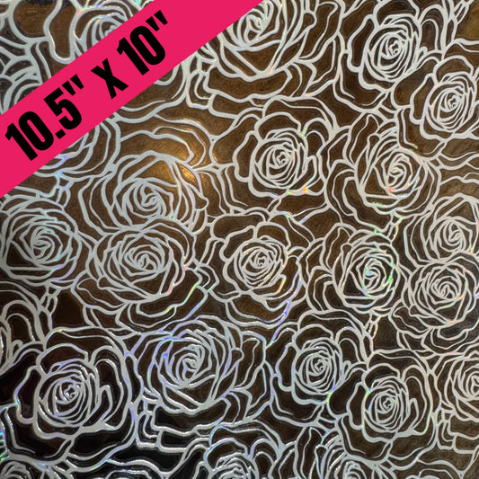 Ivory Holographic Roses (BS)