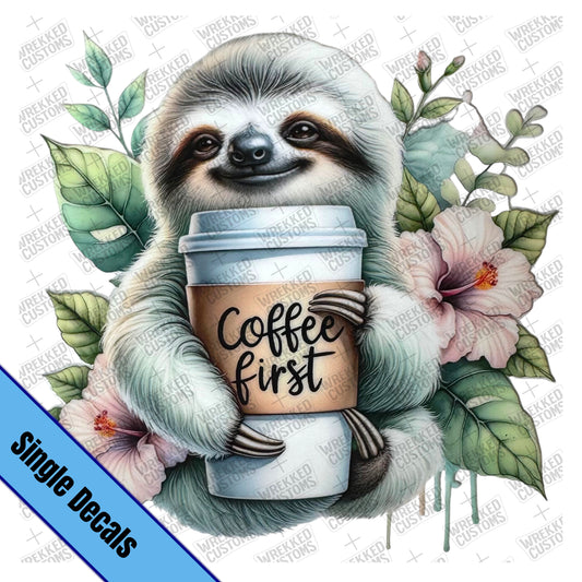 Coffee First Sloth