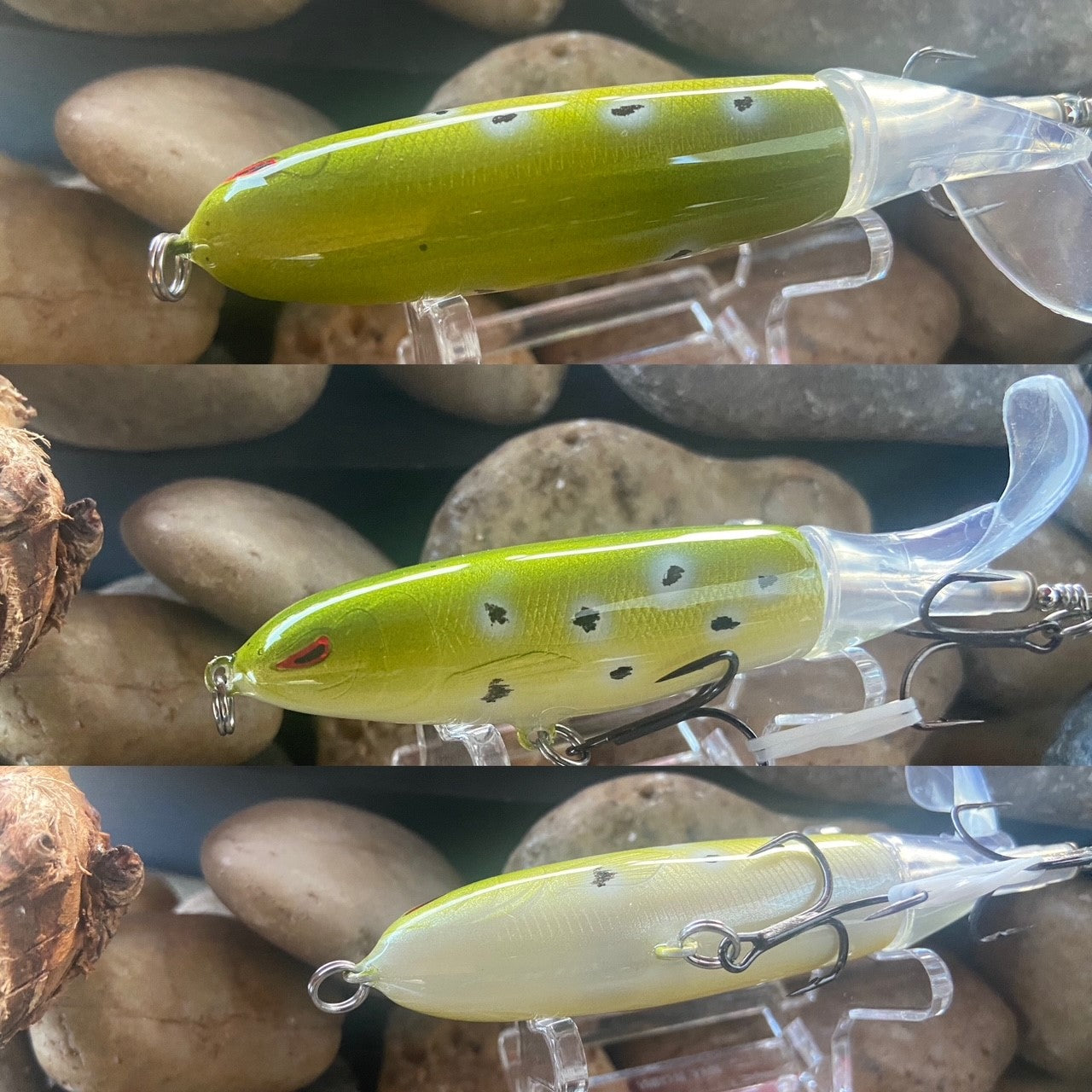 90mm Green Frog Plopper