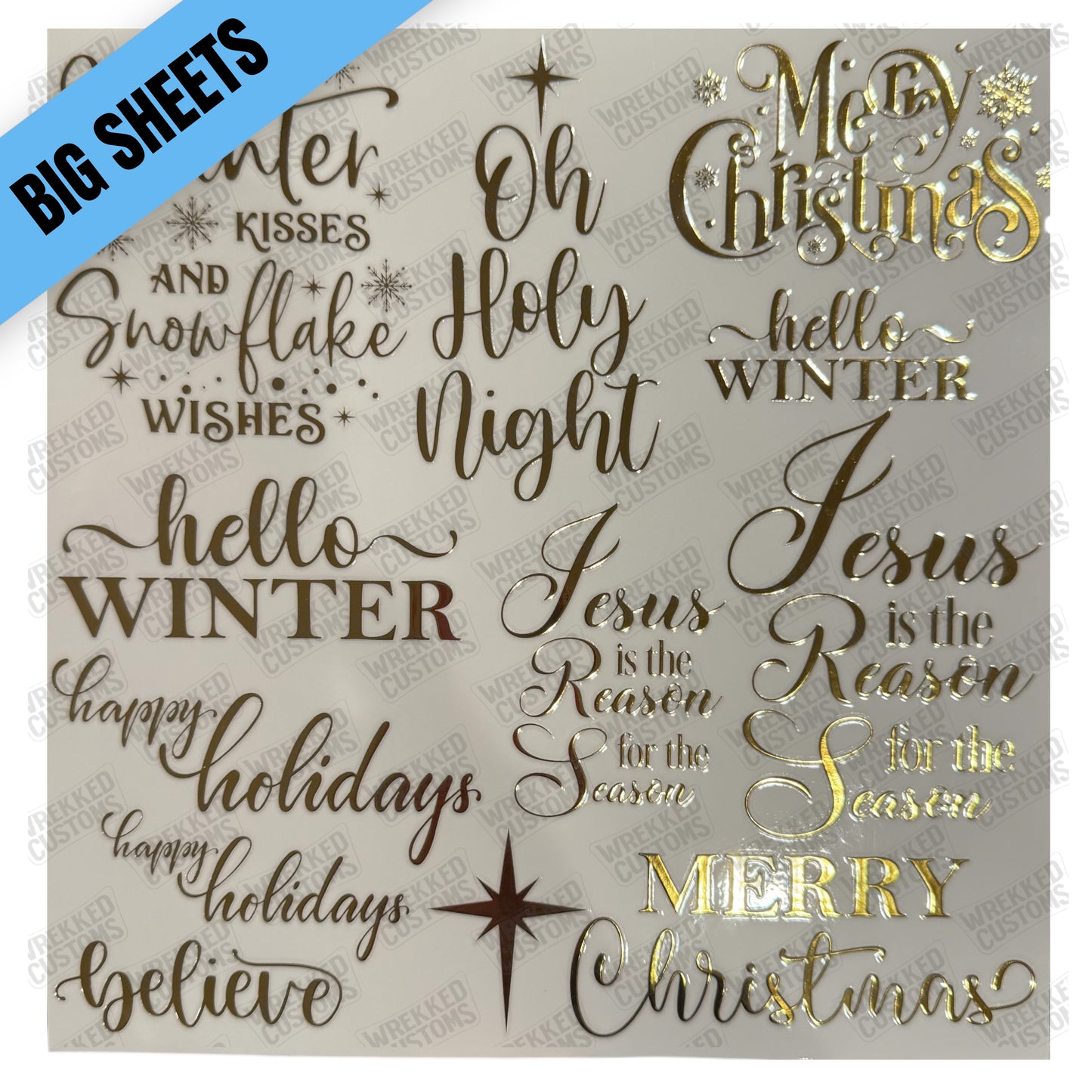 Gold Winter Sayings (BS)