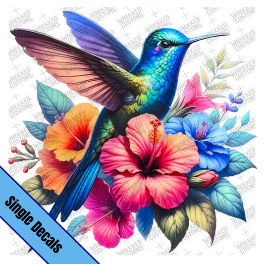 Hummingbird & Hibiscus