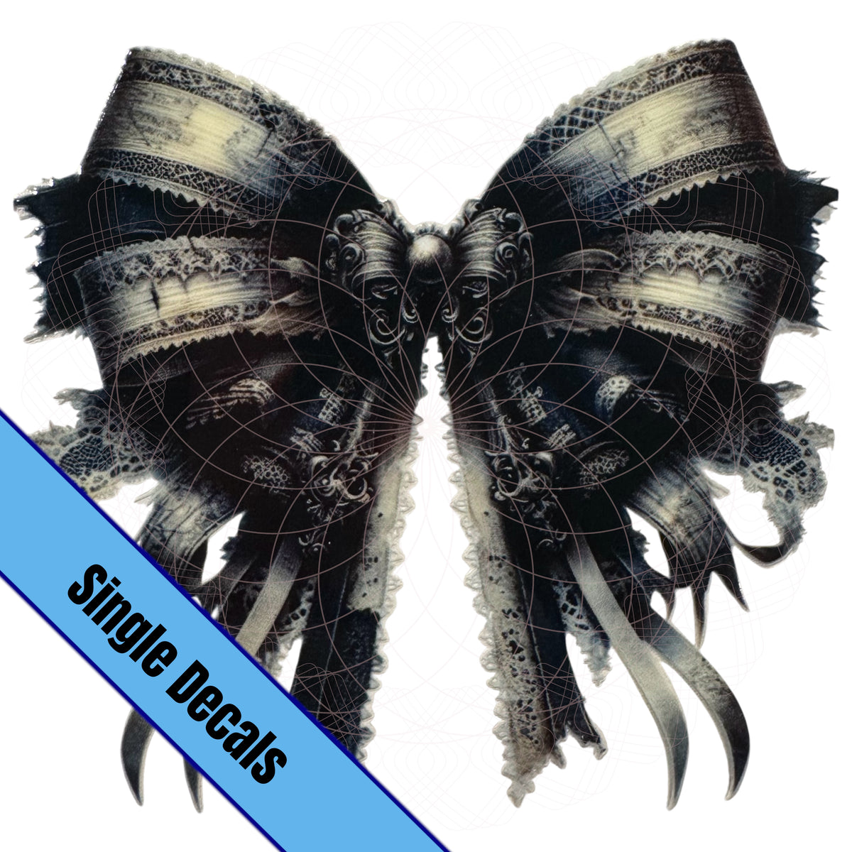 Dark Lace Bow