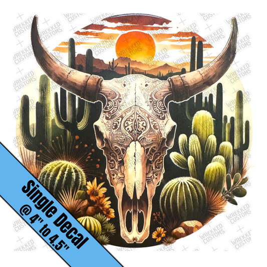 Cow Skull & Cacti