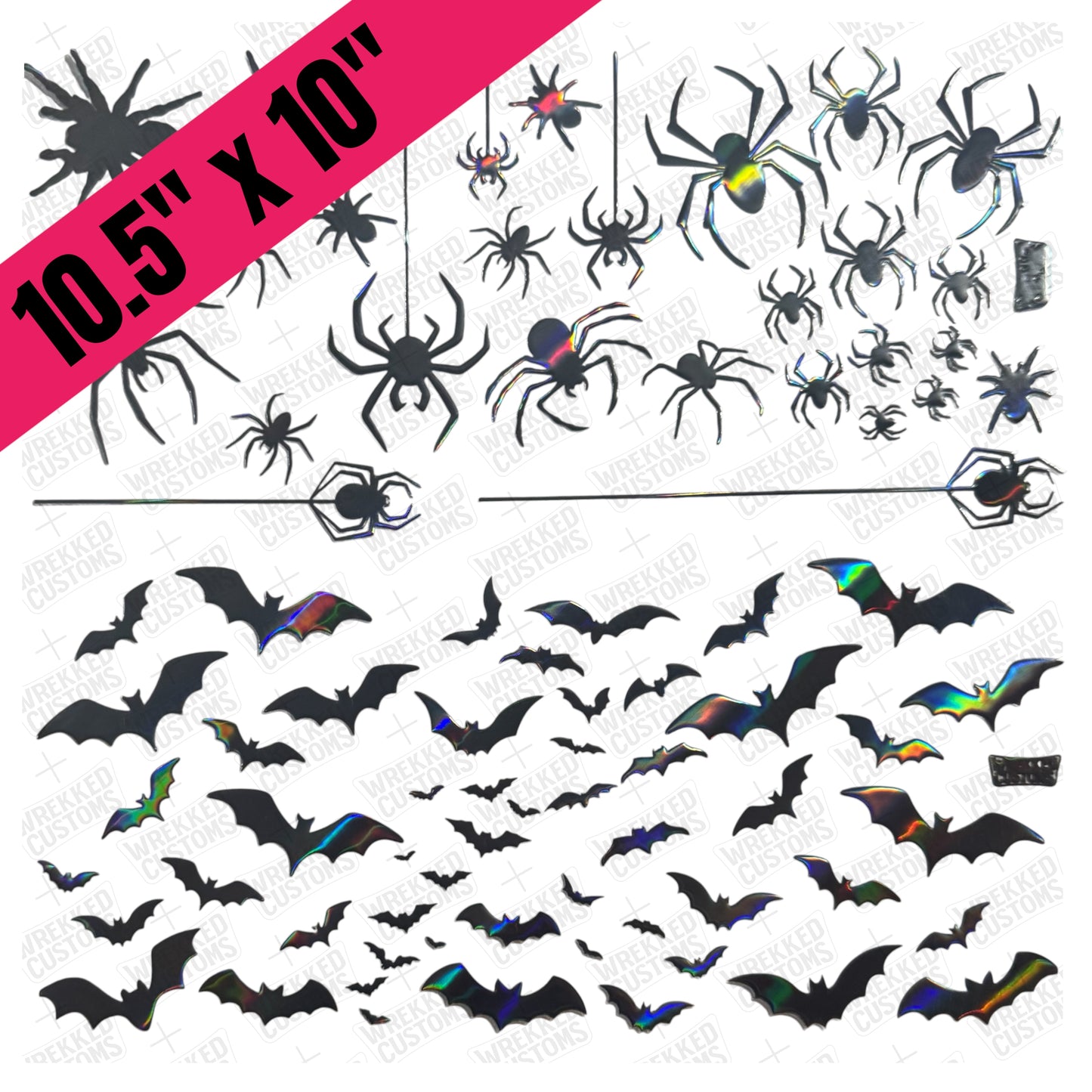 Holographic Black Creepies & Crawlies (BS)