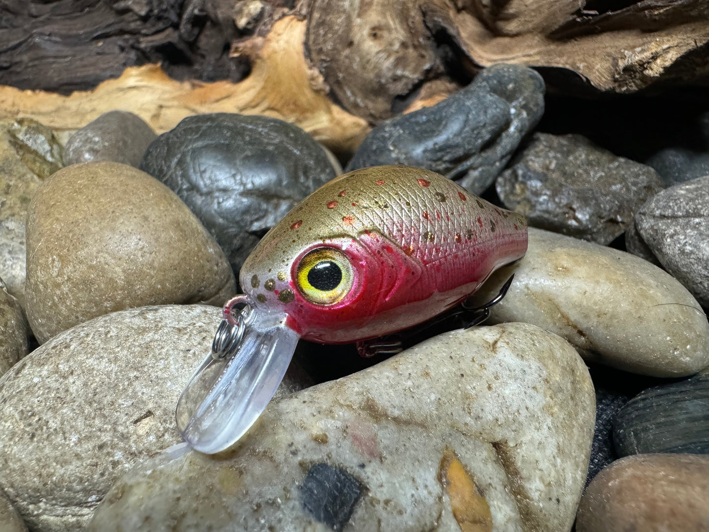 Mighty Wart Pearl Silver Cutthroat Trout Crankbait