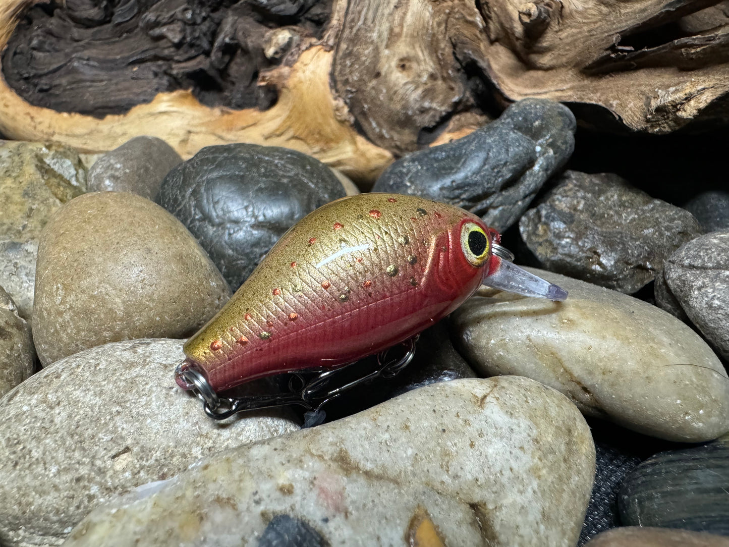 Mighty Wart Pearl Silver Cutthroat Trout Crankbait