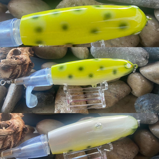 130mm Yellow Plopper Frog