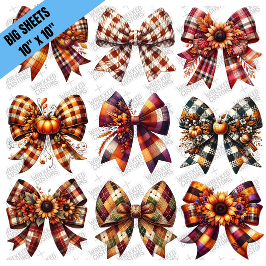 Fall Bows (10x10)