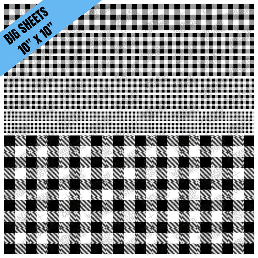 Buffalo Plaid (See thru) Mixed Sizes (10x10)