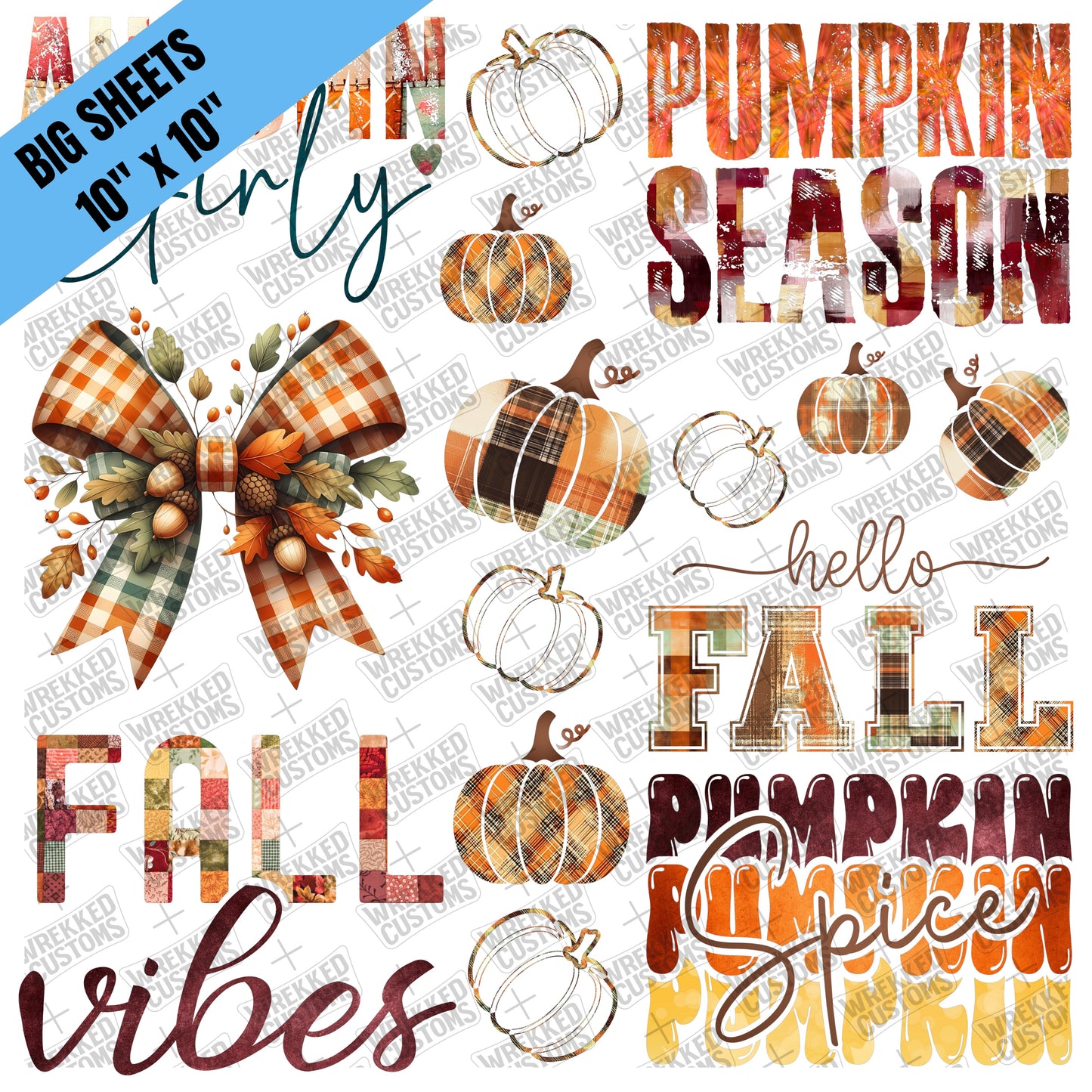 Fall Sayings (10x10)
