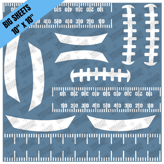 Football Threads & Lines (10x10)