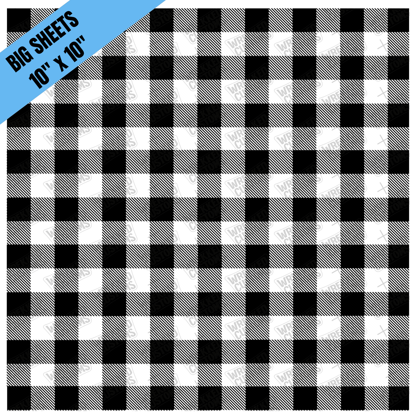 Buffalo Plaid (See thru) (10x10)