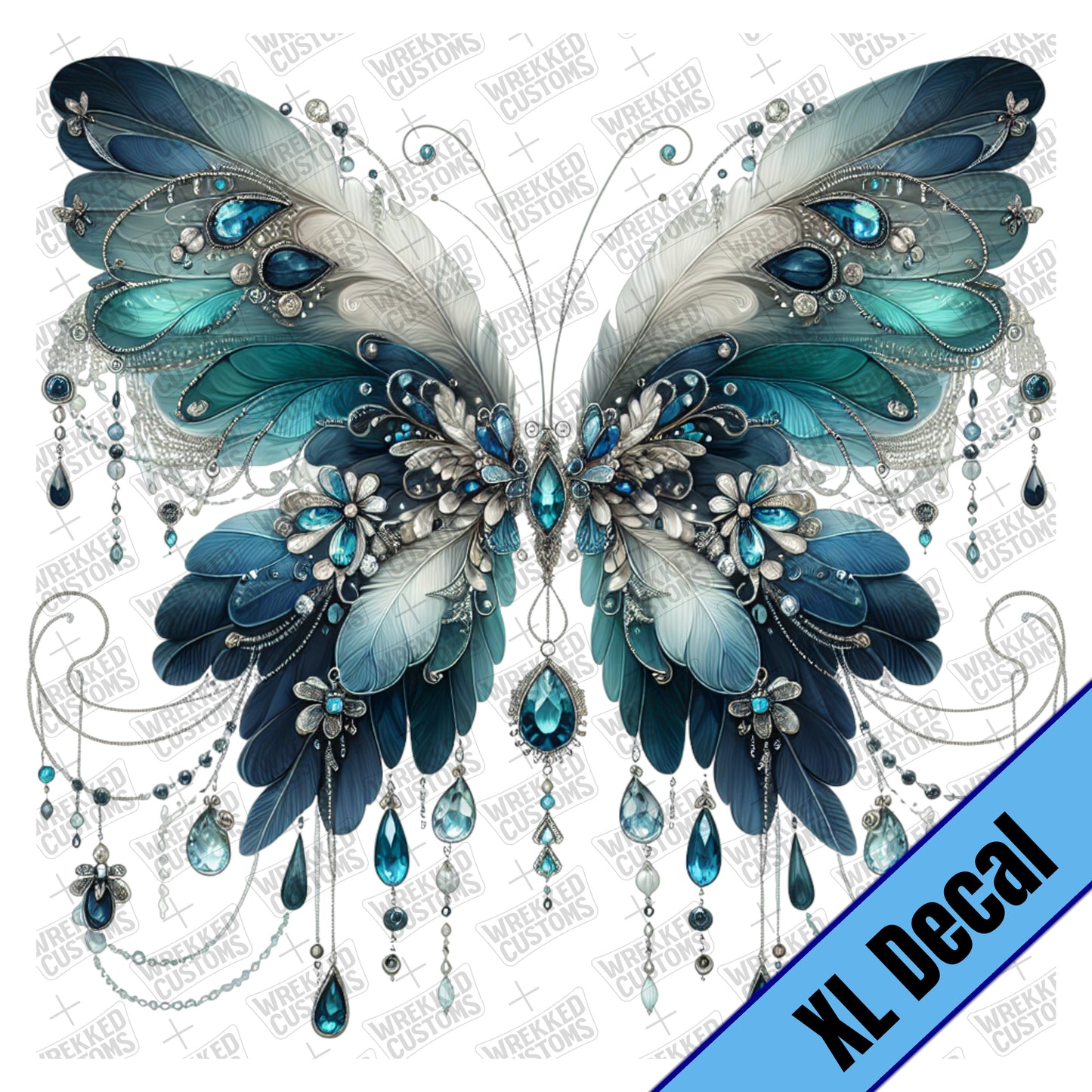 XL Butterfly & Jewels