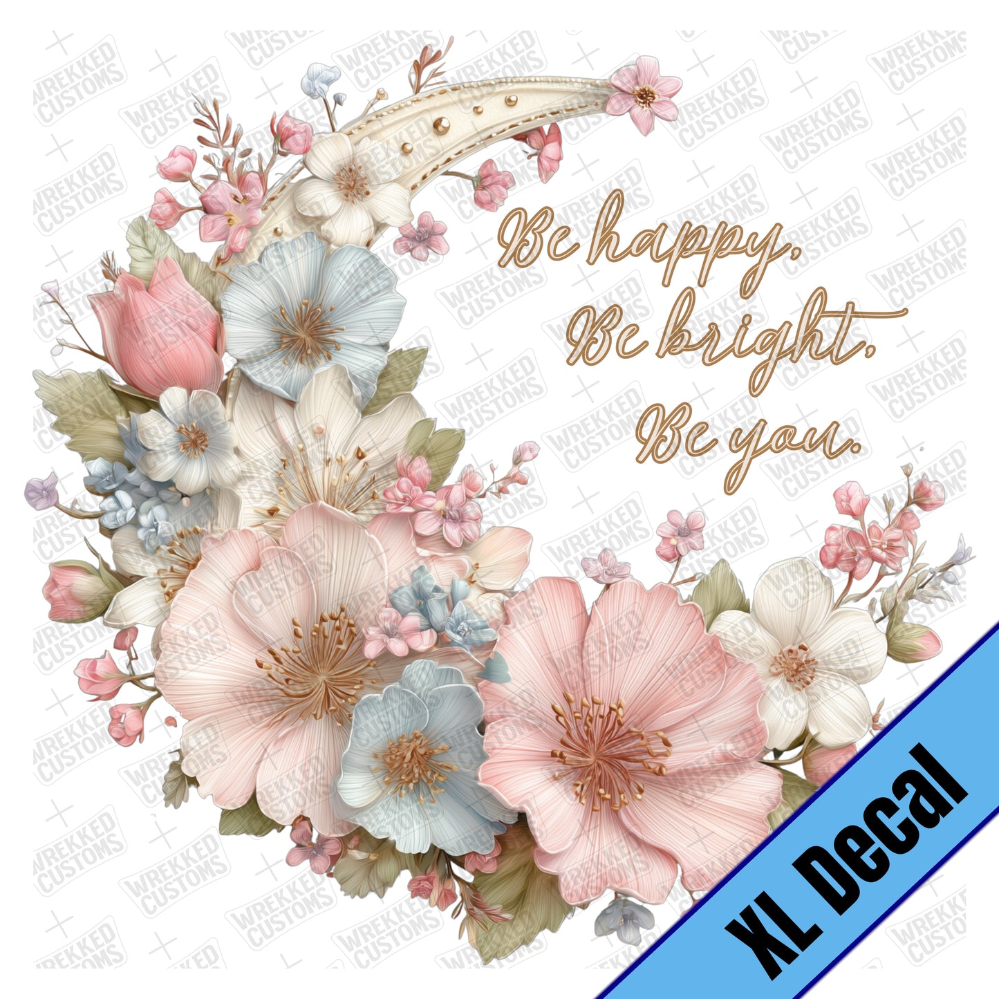 XL Soft Floral Moon