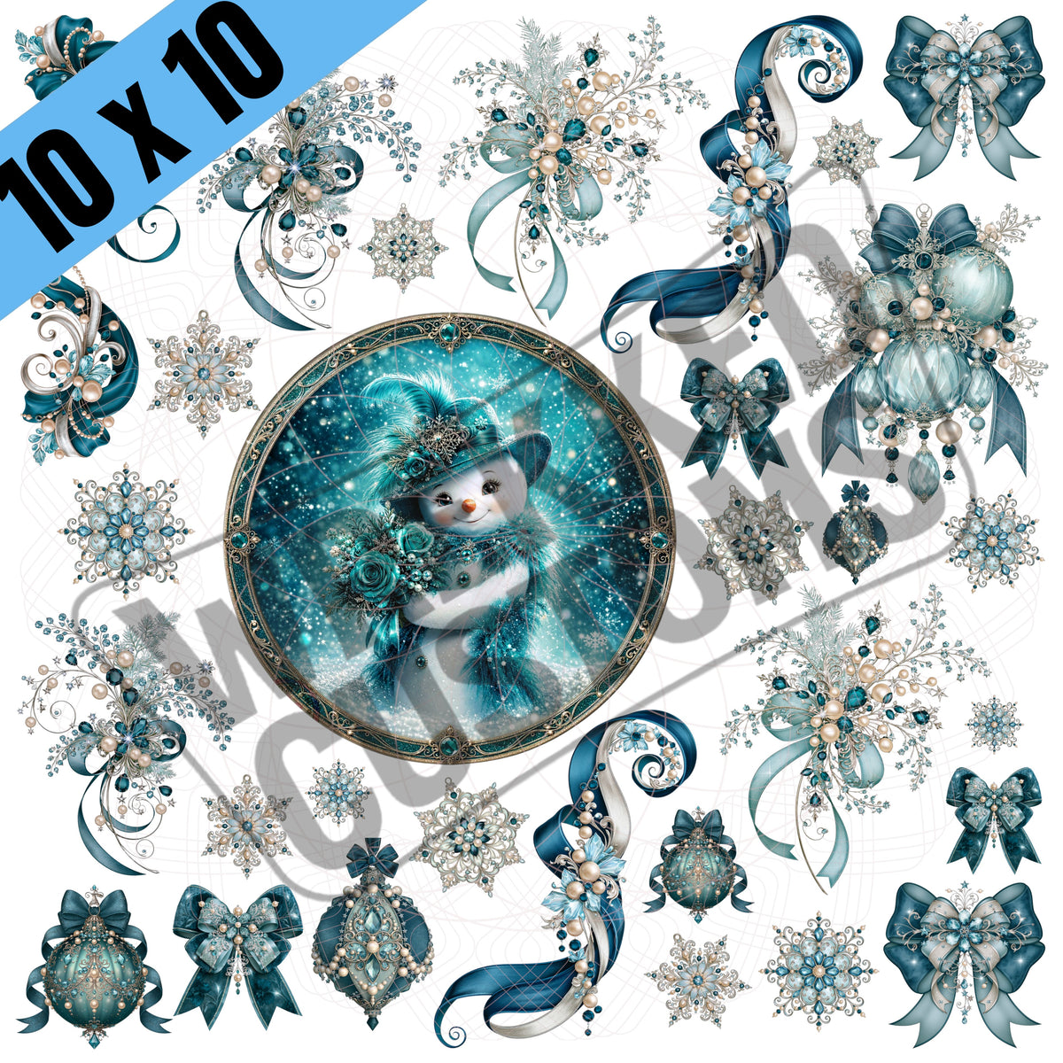 Snowman & Winter Elements (BS)