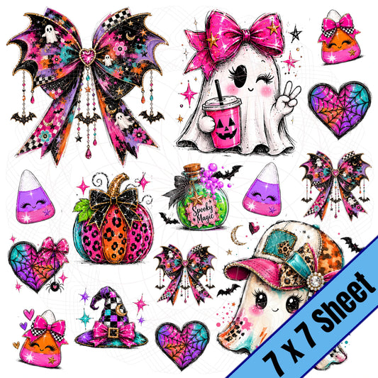 Neon Halloween (7x7)