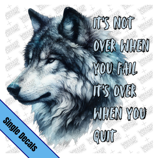 Not Over Wolf
