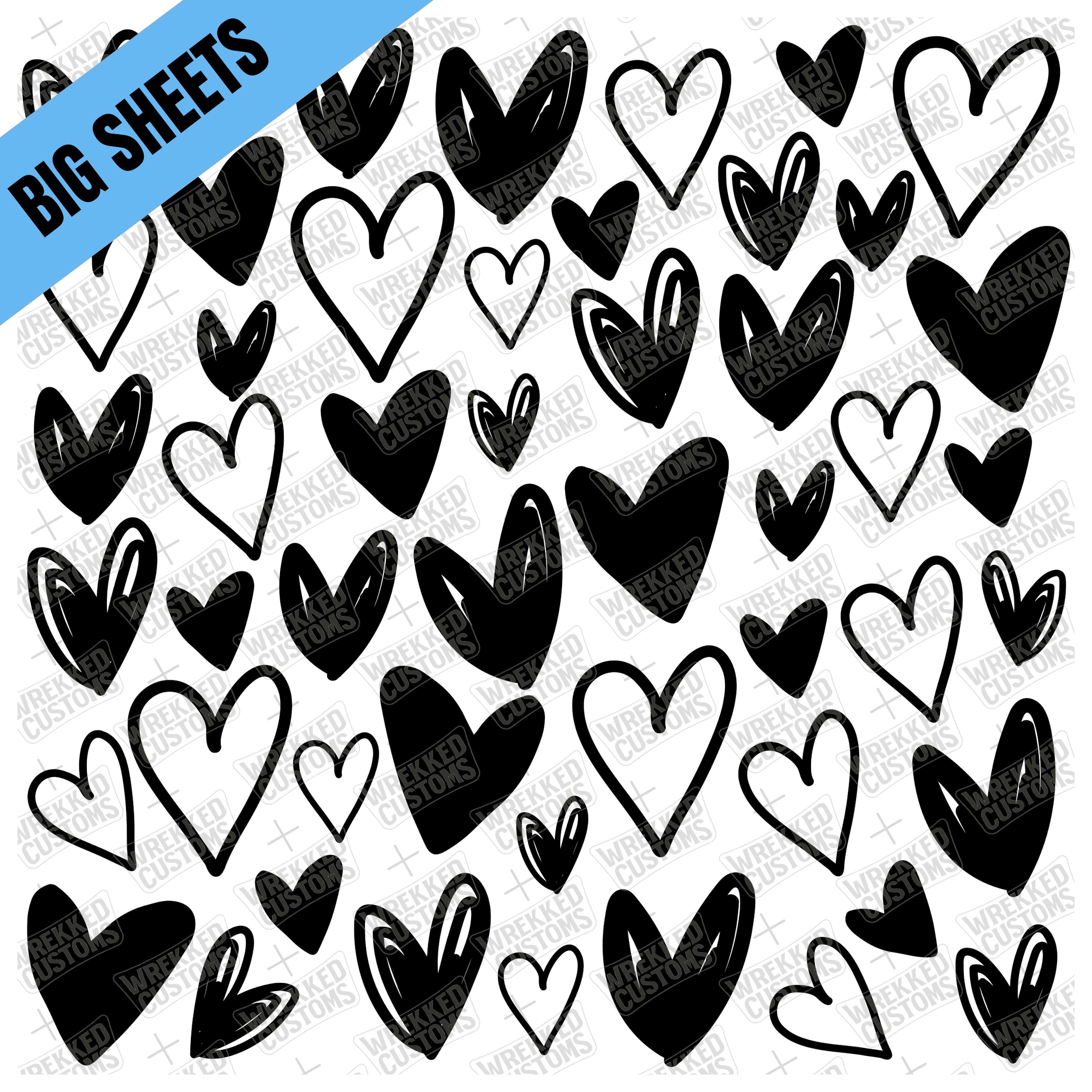Hearts (10x10) – Wrekked Customs LLC