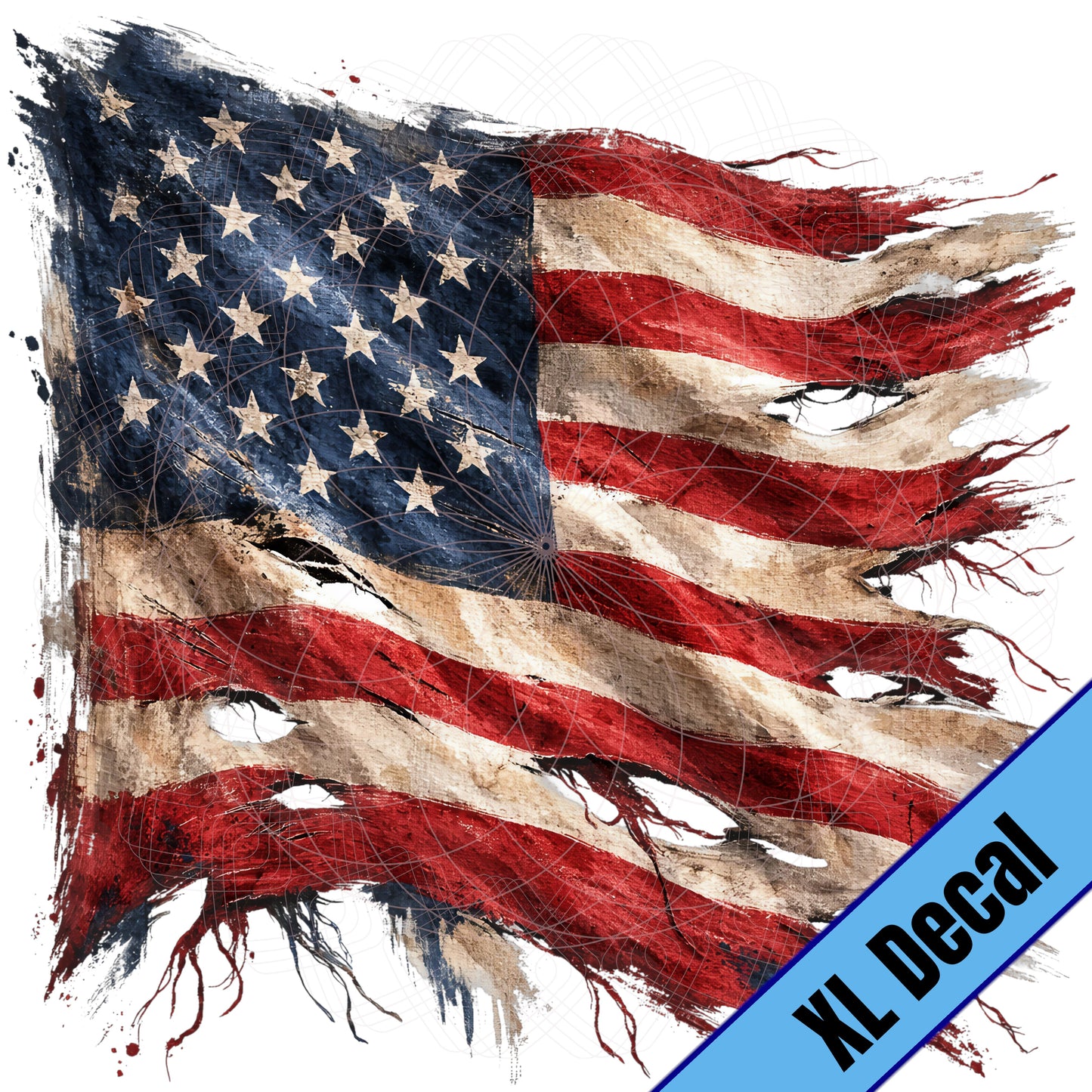 XL Distressed Flag