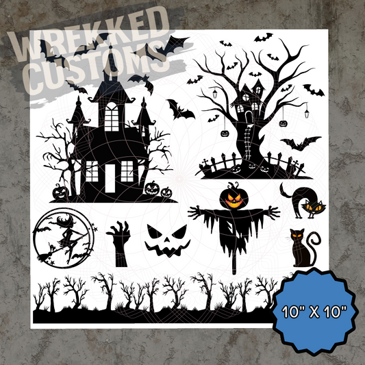 Haunted House Mix (10x10)