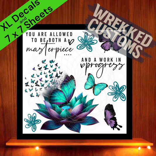 Lotus & Butterfly (7x7)