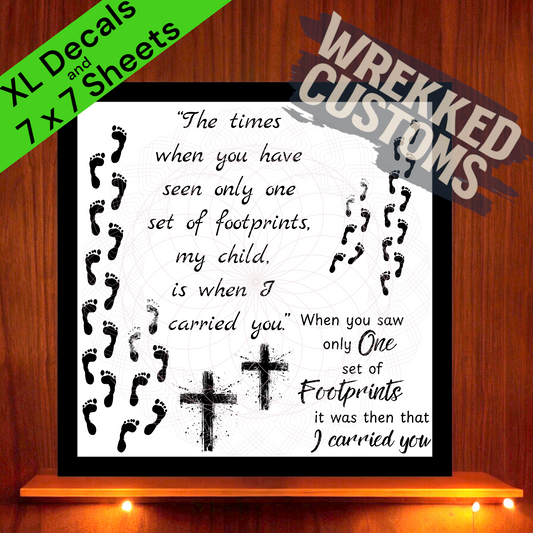 Footprints (7x7)