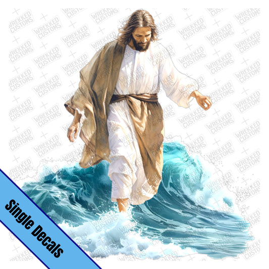 Jesus on water