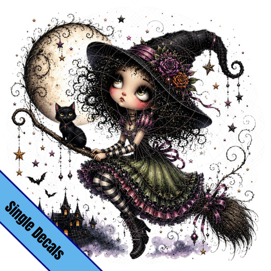 Cute Lil Witch w/Broom