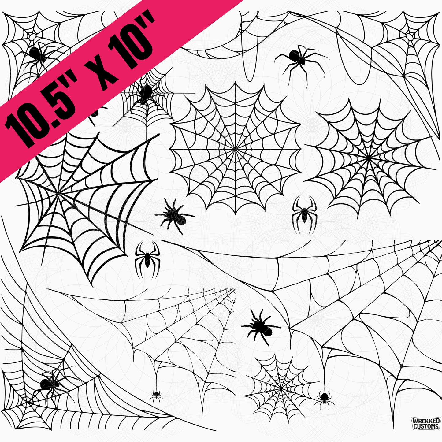 Holographic Spider Webs (BS)