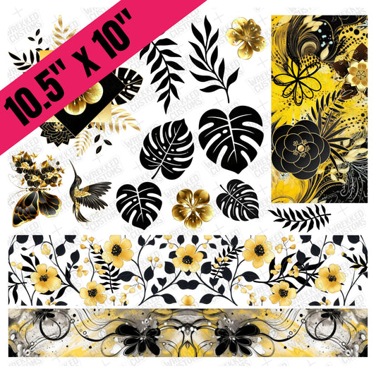 Black, Gold & Yellow (BS)