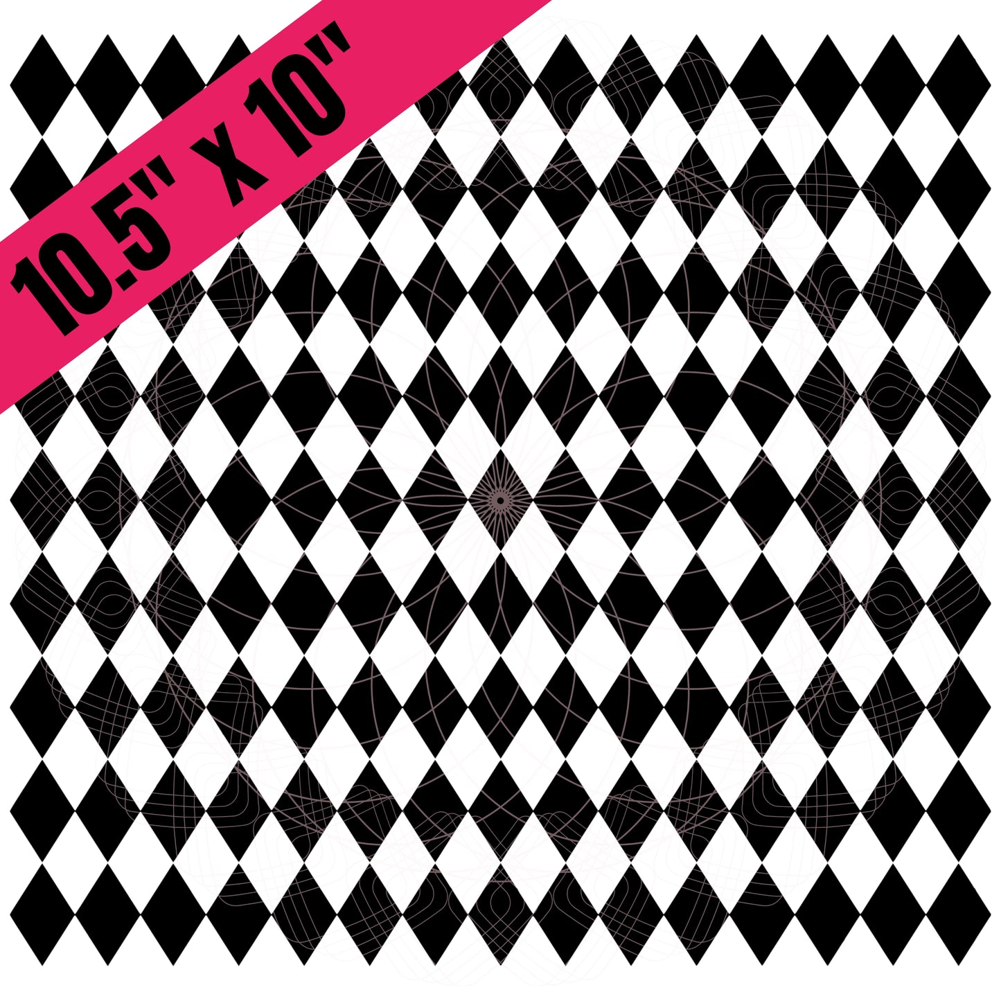 Black Solid Argyle (BS)