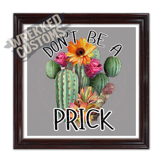Cactus Dont Be a Prick