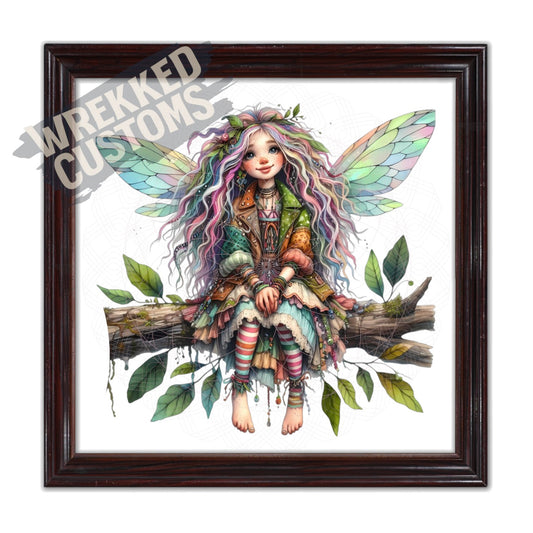 Fairy on branch