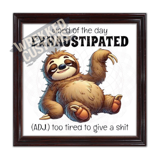 Sloth.. Too Tired