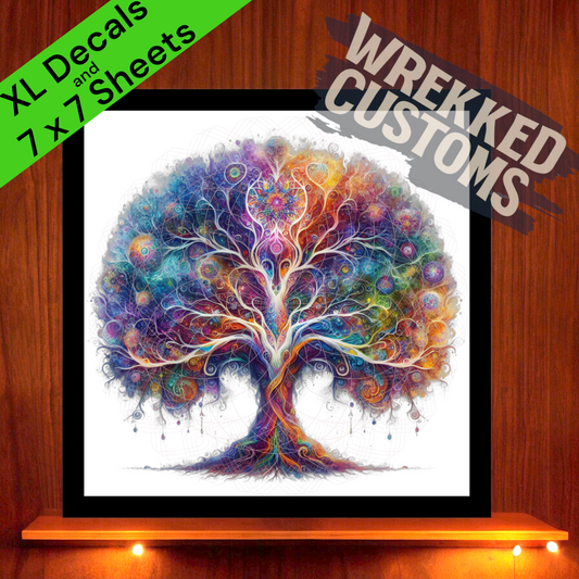 XL Colorful Tree