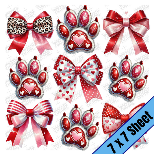 Paws & Bows (7x7)