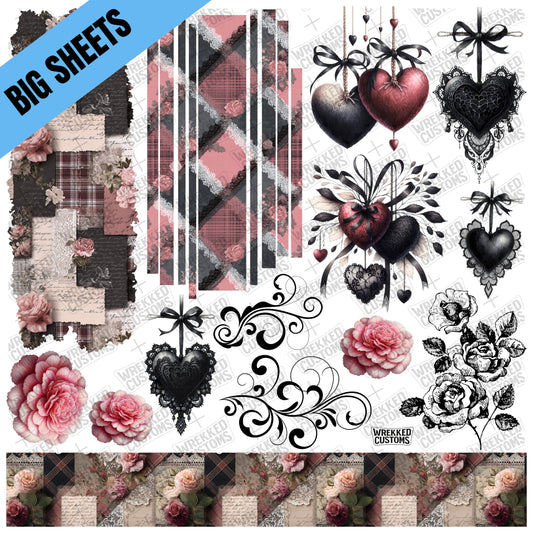 Floral, Heart & Lace (BS)