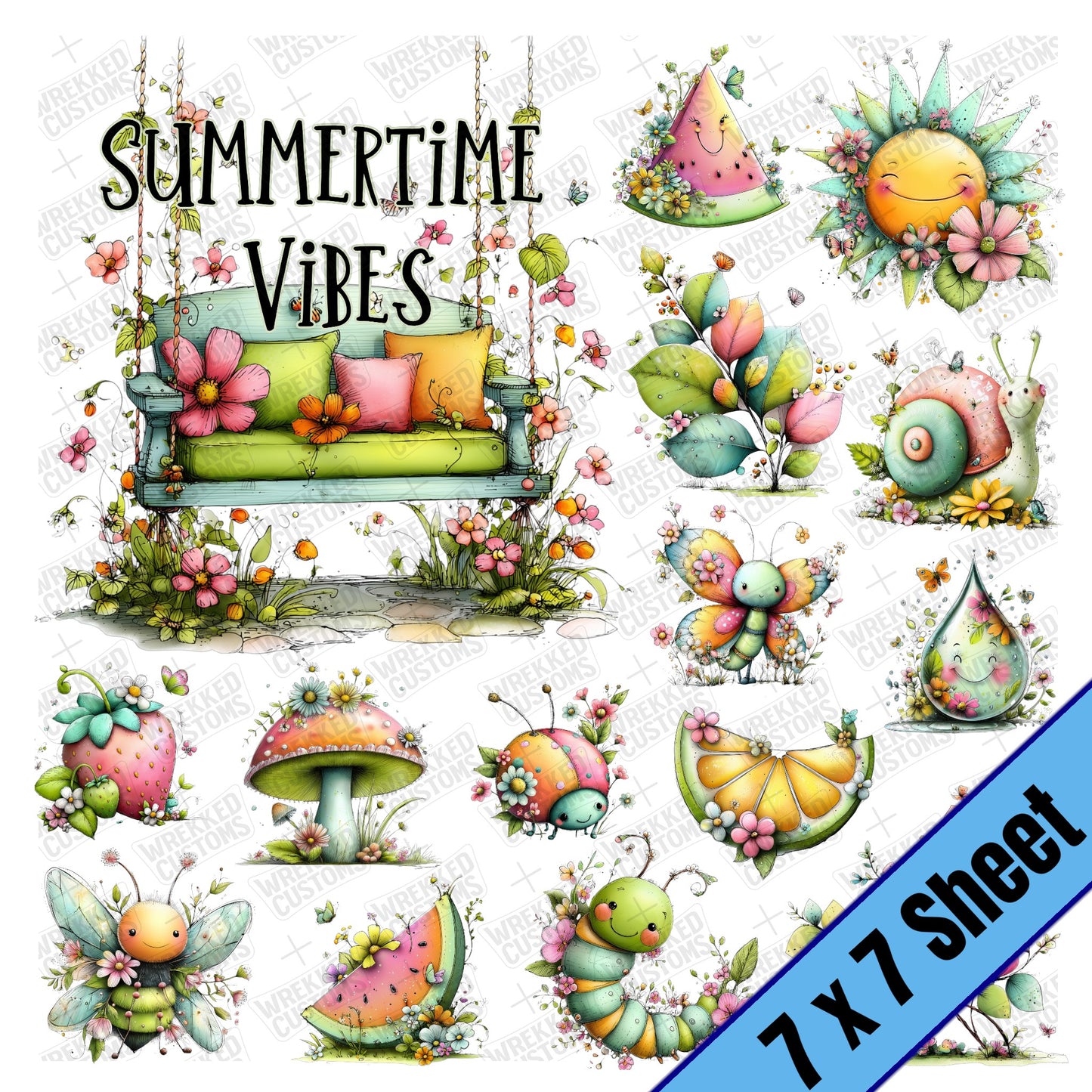 Summertime Vibes (7x7)