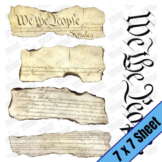 We The People Sheets (7x7)