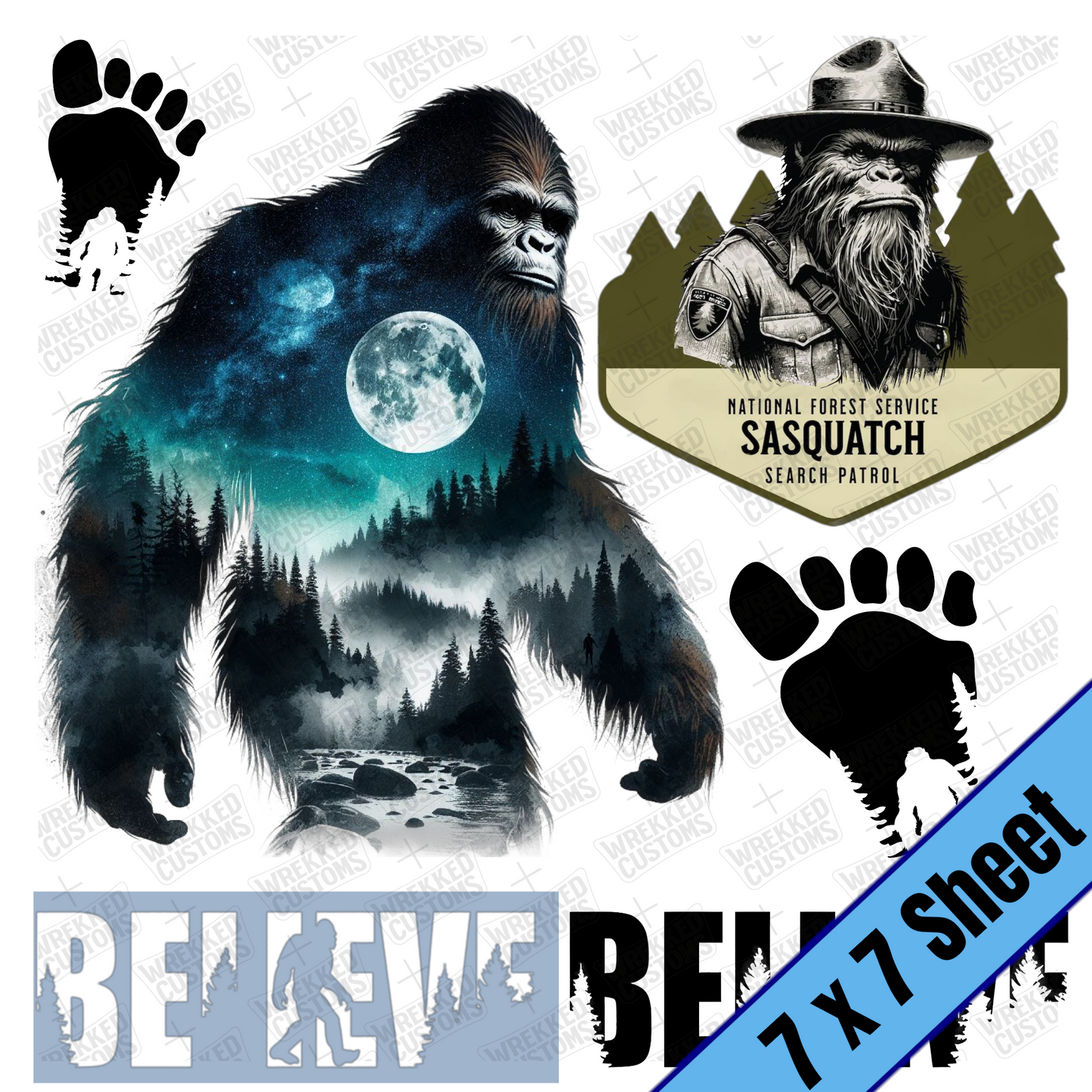 Sasquatch Patrol (7x7)