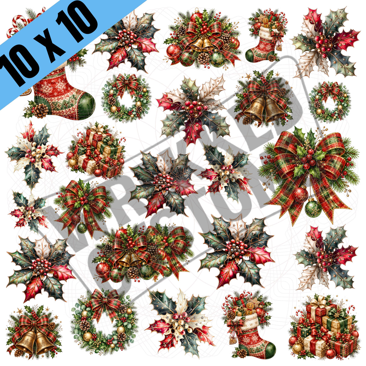 Holly & Wreath Elements (BS)