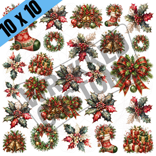 Holly & Wreath Elements (BS)