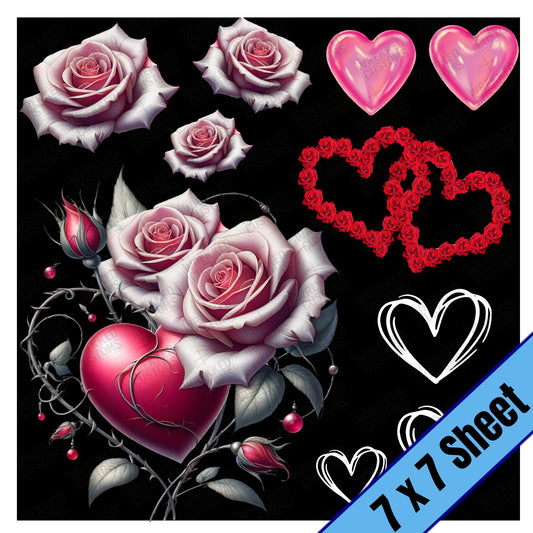 Pink Roses (7x7)