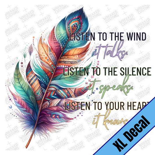 XL Feather...Listen to your heart