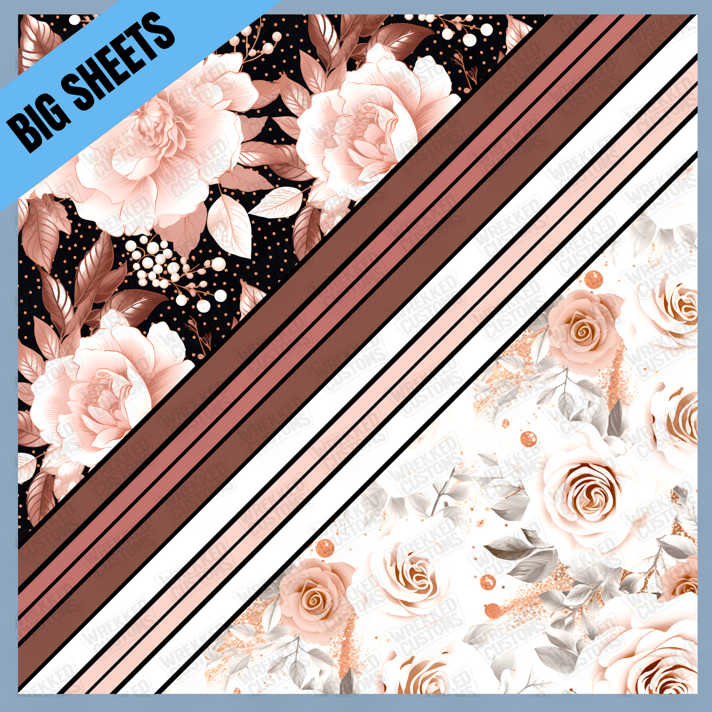 Floral Triangle Sheet #1 (BS)