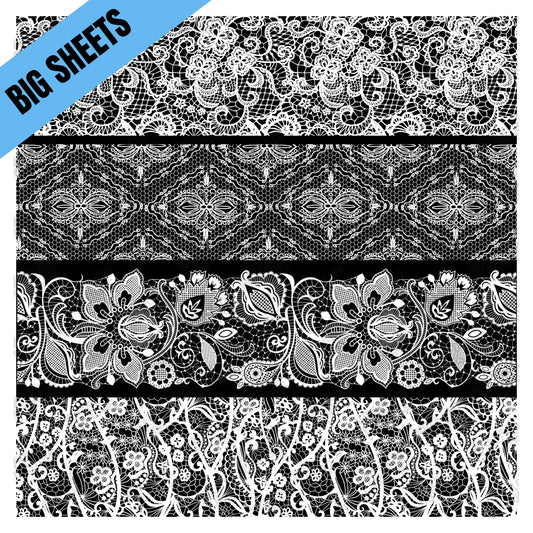 Lace Strips (White) (BS)