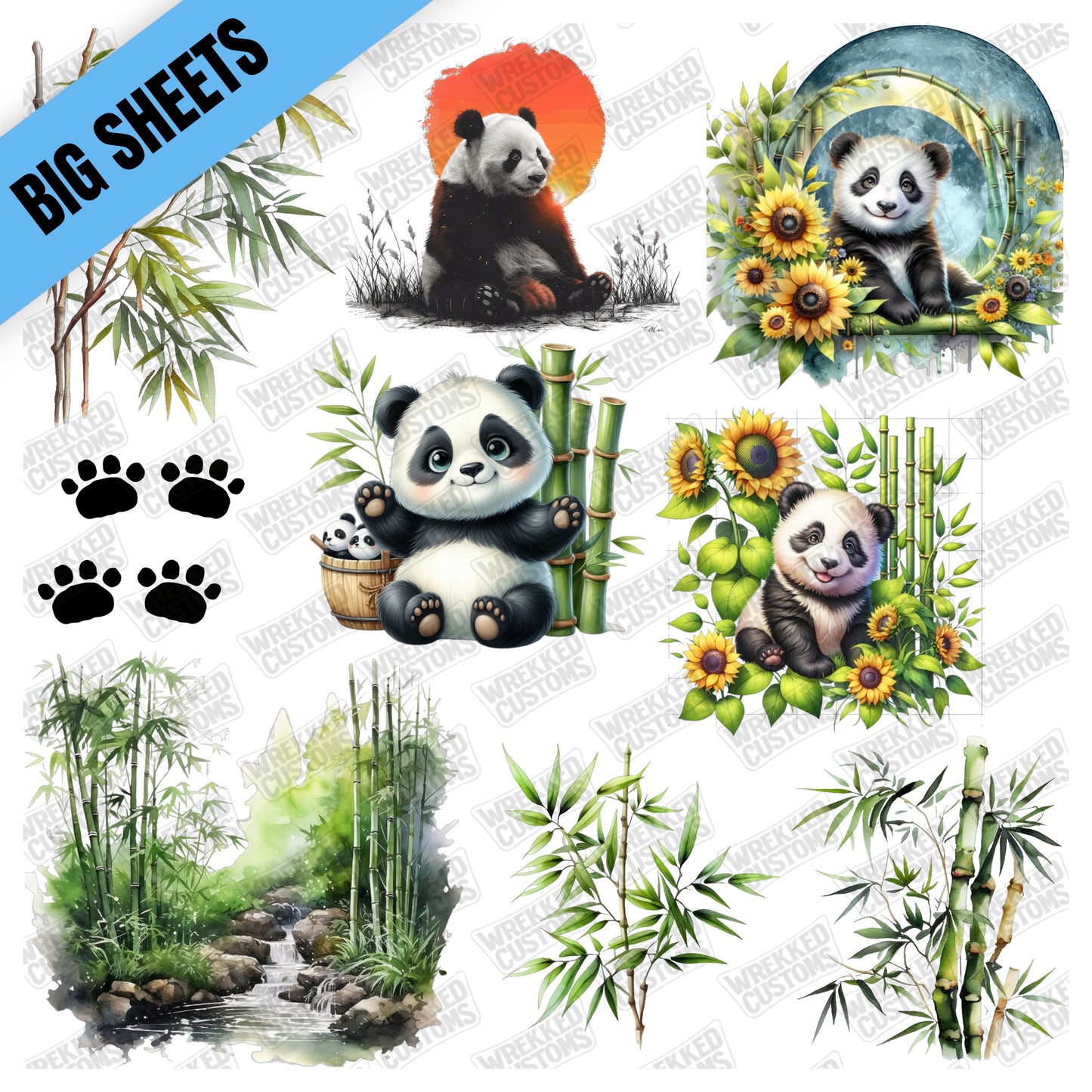 Pandas (10x10)