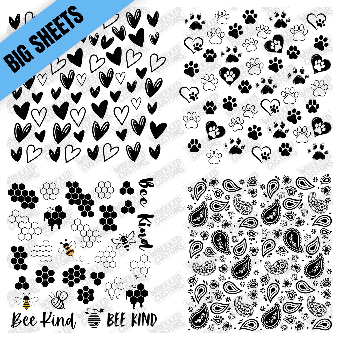 MIni Sheet for pens & small projects #1 (10x10)