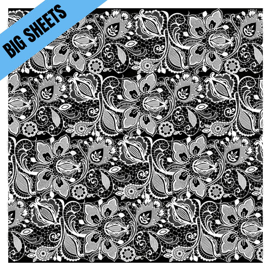 Lace Sheet #4 (White) (BS)